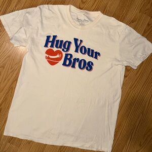 “Hug Your Bros” Mental Health Awareness T-Shirt – Friday Beers Size L